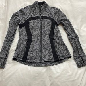 Lululemon Define Jacket Brushed Rose/ Herringbone Black